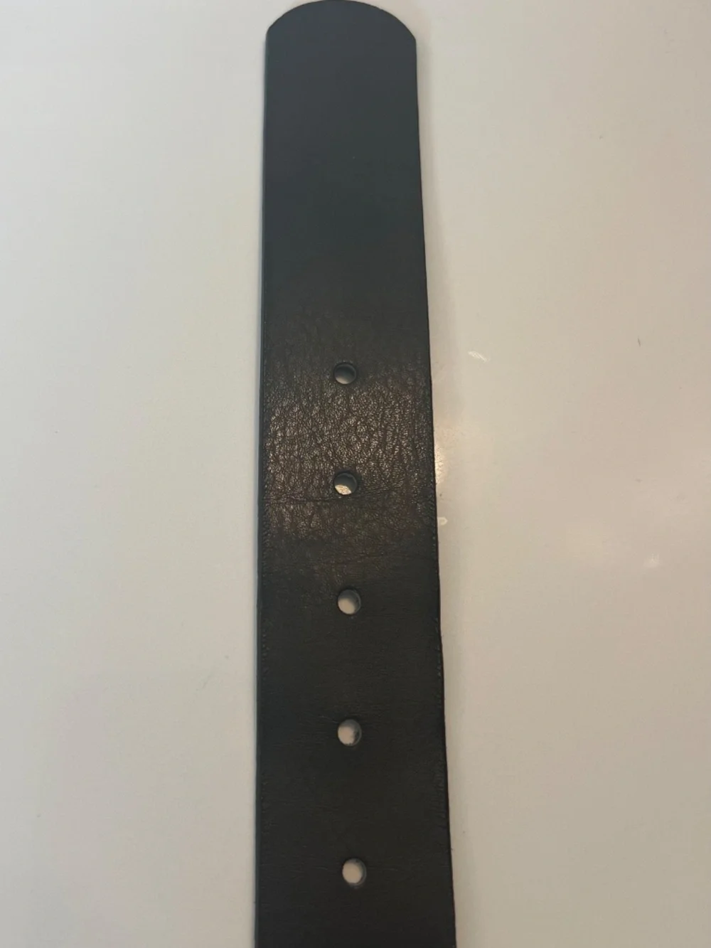 Women's Gap Pu Coated Split Leather Belt in Black Color: Medium